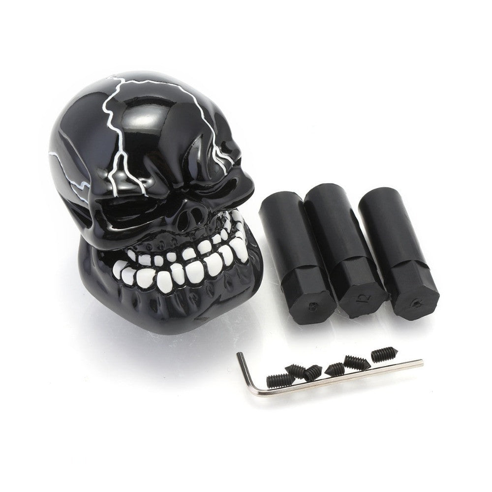 Car Modification Big Tooth Ghost Gear Shift Head Skull Manual Gear Shift Lever