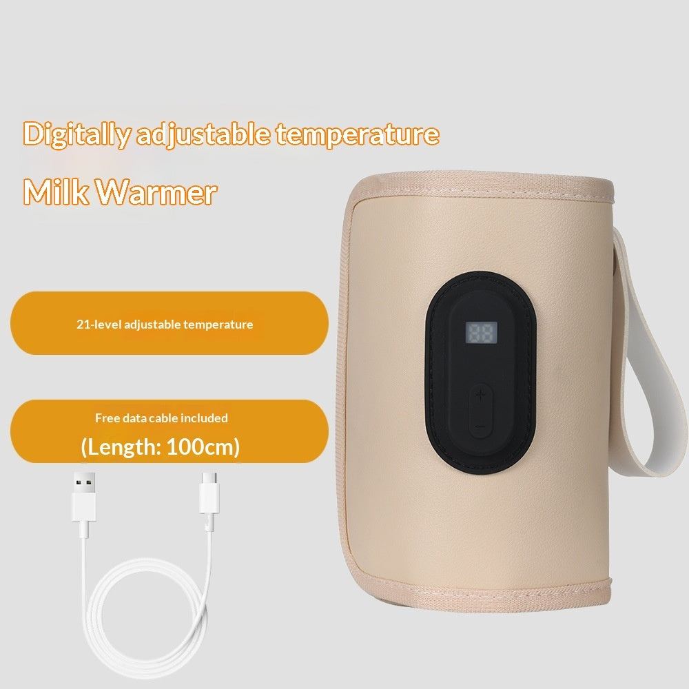 USB Intelligent Temperature Control Portable Milk Bottle Insulation Cover