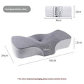 Neck-support Knitted High Pillow Made Of Slow-rebound Memory Foam That Retains Its Shape For Comfortable Sleep